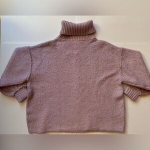 Free People Milo Oversized Turtleneck Sweater in Moonlite Orchid - Size XS